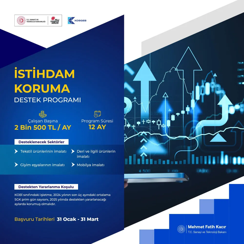 İstihdamı Koruma Destek Programı Başvuruları Başlıyor