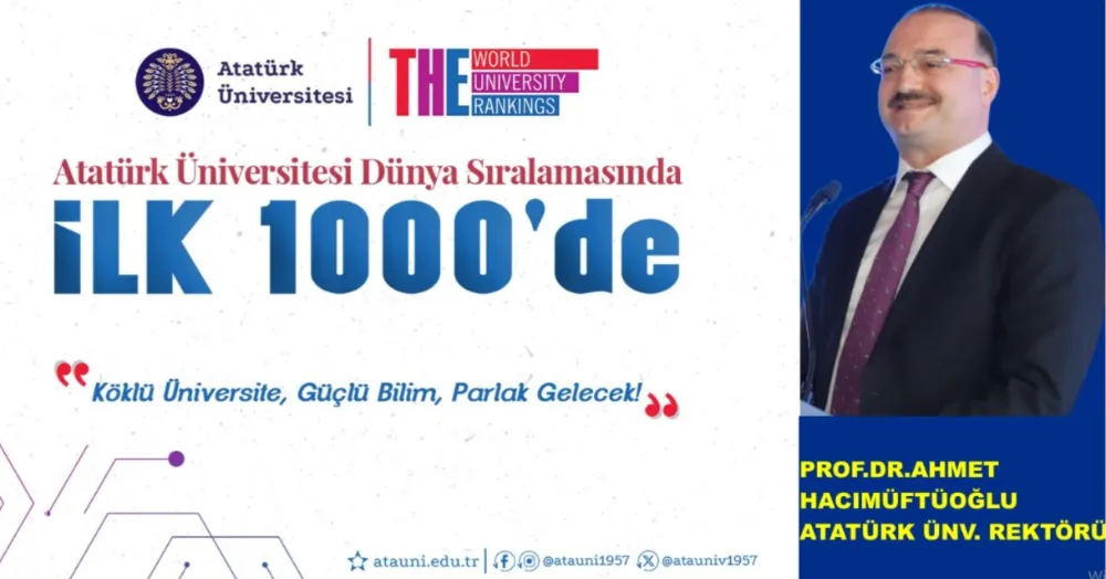 Atatürk Üniversitesi Küresel Başarıya İmza Attı