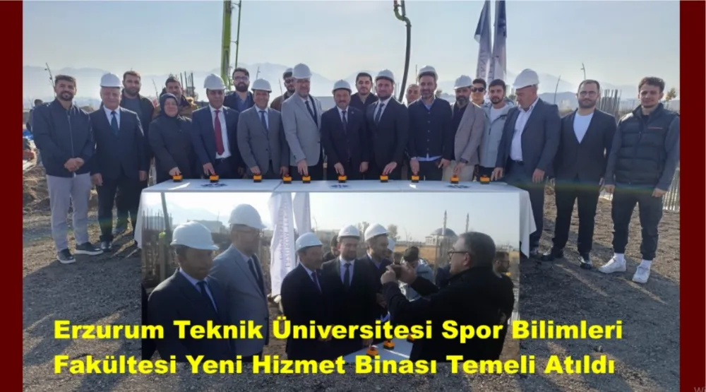 ETÜ  SPOR BİLİMLERİ FAKÜLTESİ YENİ BİNASINI  TEMEL ATMA TÖRENİ