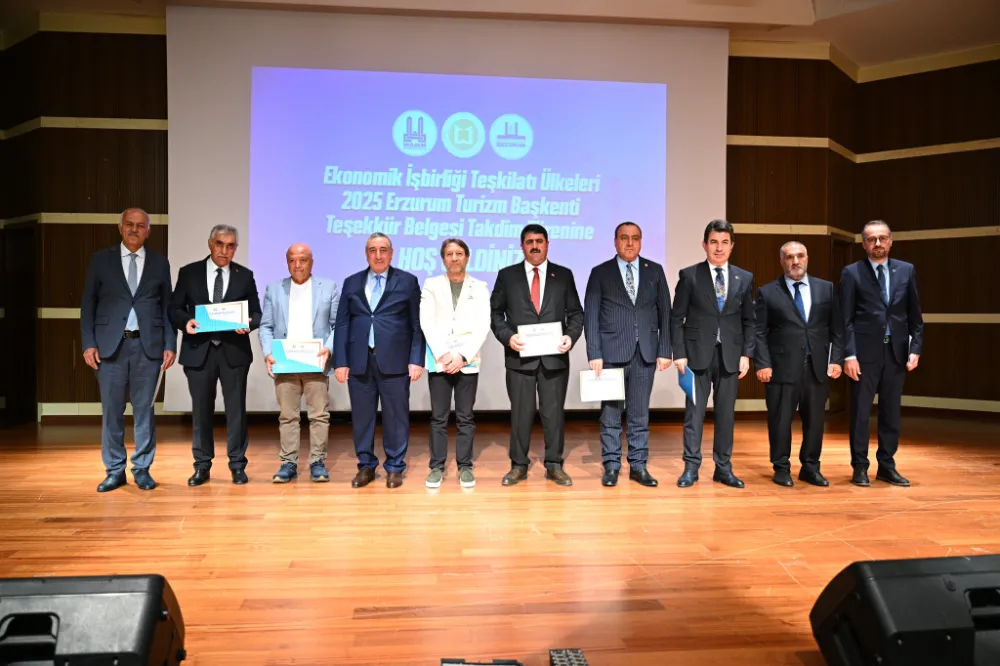 İlçe  Belediyesi ve STK  EİT Turizm Başkenti Etkinlikleri Kapsamında Teşekkür Belgesi