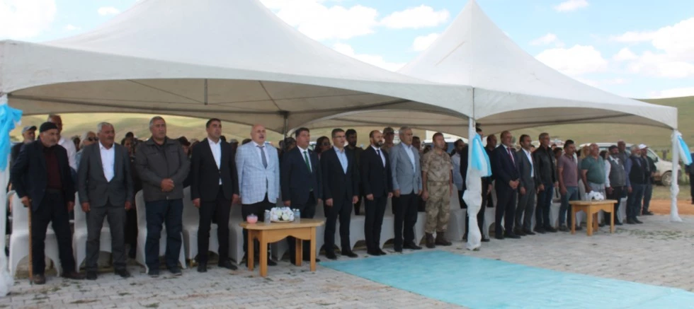 TEKMAN ÇAYIRDAĞI KÖYÜNDE CEMEVİ AÇILIŞ TÖRENİ.